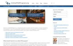 onlinephdprogram.org