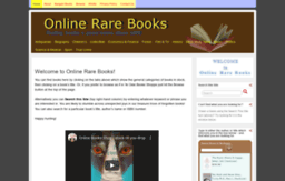 onlinerarebooks.com