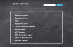 open-ssh.org