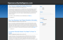 opensecurityintelligence.ning.com