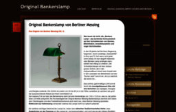 original-bankerslamp.de