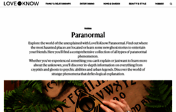 paranormal.lovetoknow.com