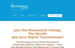 partners.theabundancefactormovie.com