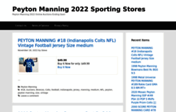 peytonmanning.sportingstores.net