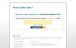 phonecallerdata.com