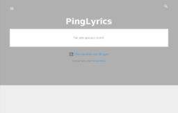 pinglyrics.blogspot.com