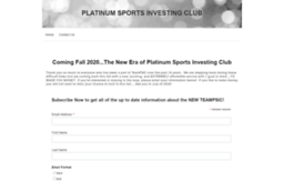 platinumsportsinvesting.com