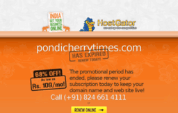 pondicherrytimes.com