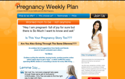 pregnancyweeklyplan.com