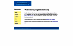 programmershelp.co.uk