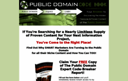 publicdomaincodebook.com