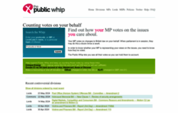 publicwhip.org.uk