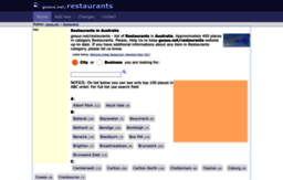 restaurants.goaus.net