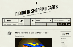 ridinginshoppingcarts.com