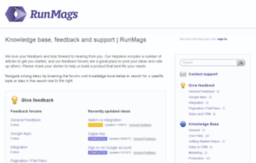 runmags.uservoice.com