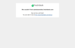 salesteamsites.freshdesk.com