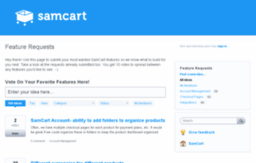 samcart.uservoice.com