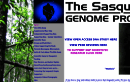 sasquatchgenomeproject.org