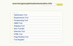 searchengineoptimizationtoolonline.info
