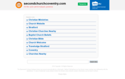 secondchurchcoventry.com