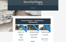 securityvillages.co.za