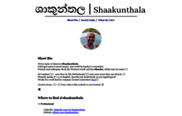 shaakunthala.com