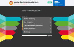 social-bookmarkinglist.info