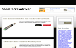 sonicscrewdrivers.org.uk