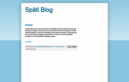 spaeti.blogspot.com