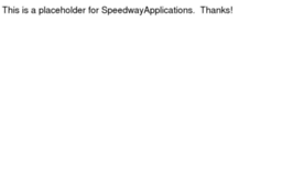 speedwayapplications.com