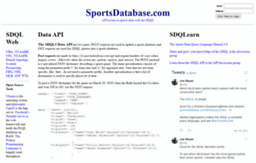 sportsdatabase.com