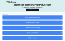 stormseekermilitarysurplus.com