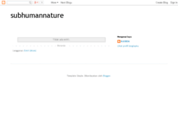 subhumannature.blogspot.com