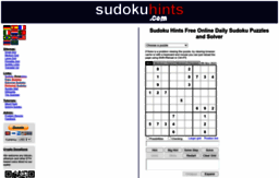 sudokuhints.com