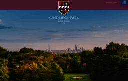 sundridgeparkgolfclub.co.uk