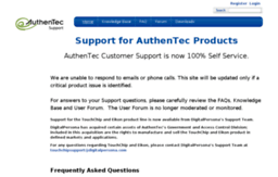 support.authentec.com