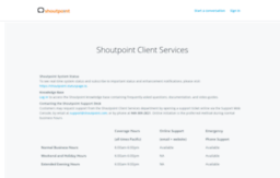 support.shoutpoint.com