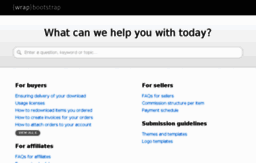 support.wrapbootstrap.com