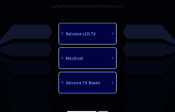 sylvaniaconsumerelectronics.com