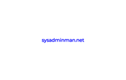 sysadminman.net