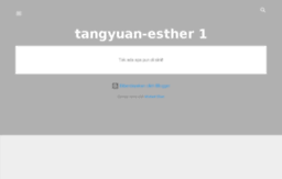 tangyuan-esther.blogspot.com