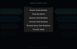 tanknumbers.com