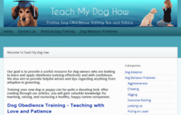 teachmydoghow.com