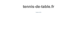 tennis-de-table.fr