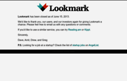 thanks.lookmark.com