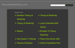 theoryofrelativity.com