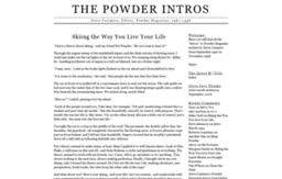 thepowderintros.com