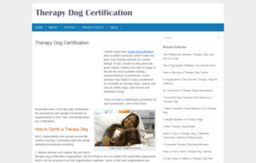 therapydogcertification.com