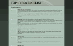 topsitestagslist.com