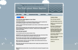 truthaboutbaptism.com